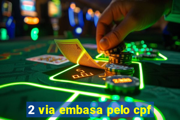 2 via embasa pelo cpf